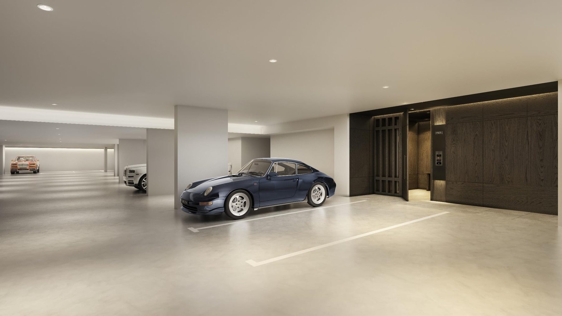 Penthouse basement lobby (artist’s impression)