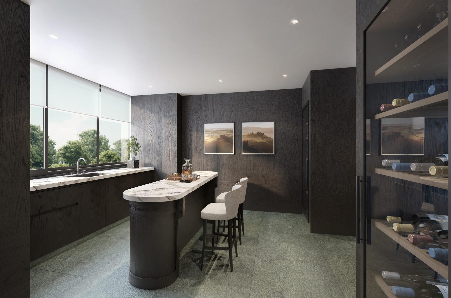 Penthouse bar (artist’s impression)