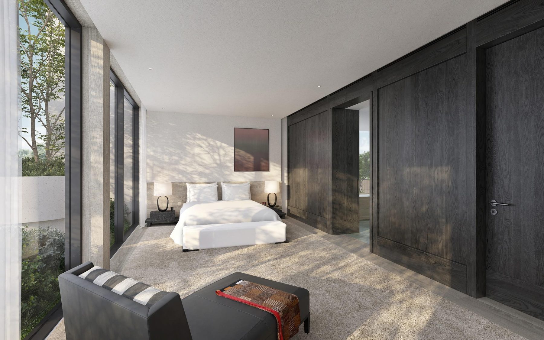 Penthouse master bedroom (artist’s impression)